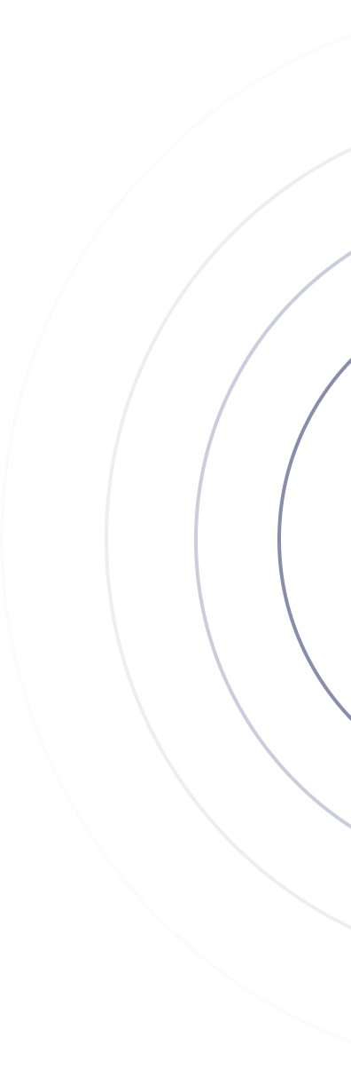 Decorative concentric circles